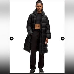 NWT Featherweight Down Lng Puffer Jacket BLACK L